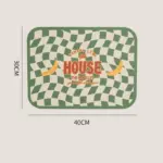 Rectangular geometric pattern placemat