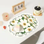 Rectangular geometric pattern placemat