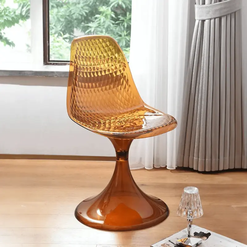 Retro acrylic transparent living room chair
