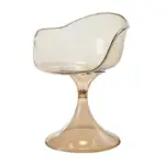Retro acrylic transparent living room chair