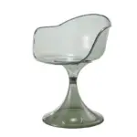 Retro acrylic transparent living room chair