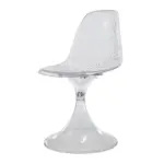 Retro acrylic transparent living room chair