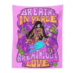 Retro bohemian wall hanging tapestry
