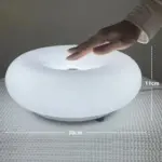 Retro donut shape table wall lamp