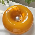 Retro donut shape table wall lamp