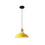 Retro industrial style colorful restaurant pendant lights