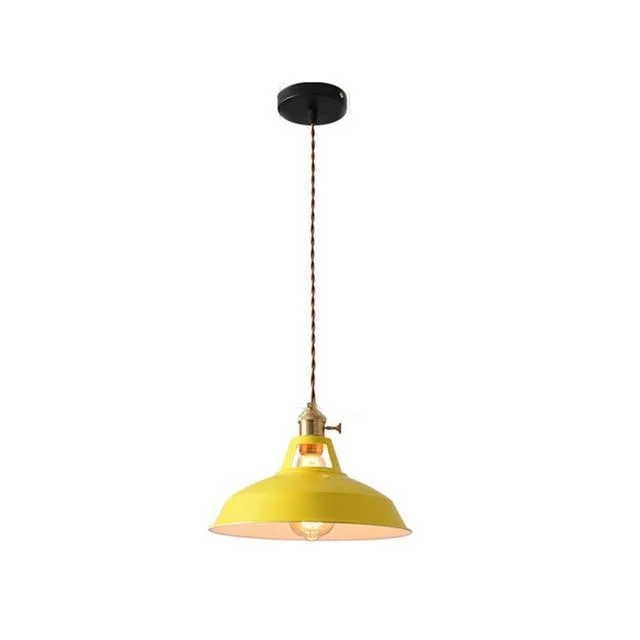 Retro Industrial Style Colorful Restaurant Pendant Lights 132028