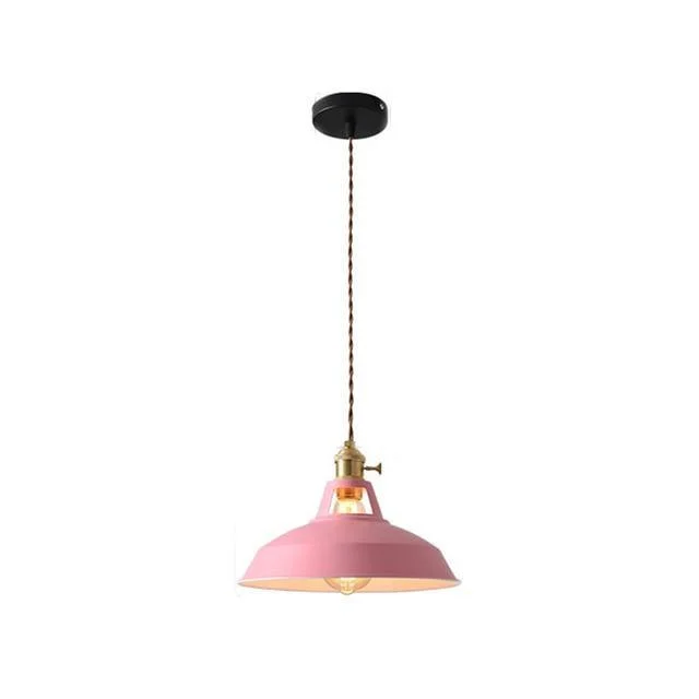 Retro Industrial Style Colorful Restaurant Pendant Lights 808294