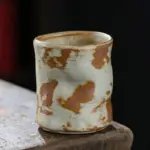 Retro japanese ceramic espresso coffee cup