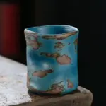 Retro japanese ceramic espresso coffee cup