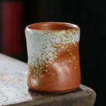 Retro japanese ceramic espresso coffee cup