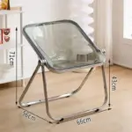 Retro korean style folding designer chair