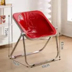Retro korean style folding designer chair