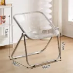 Retro korean style folding designer chair