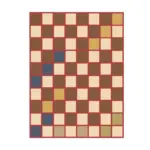Retro Lattice Soft Rug