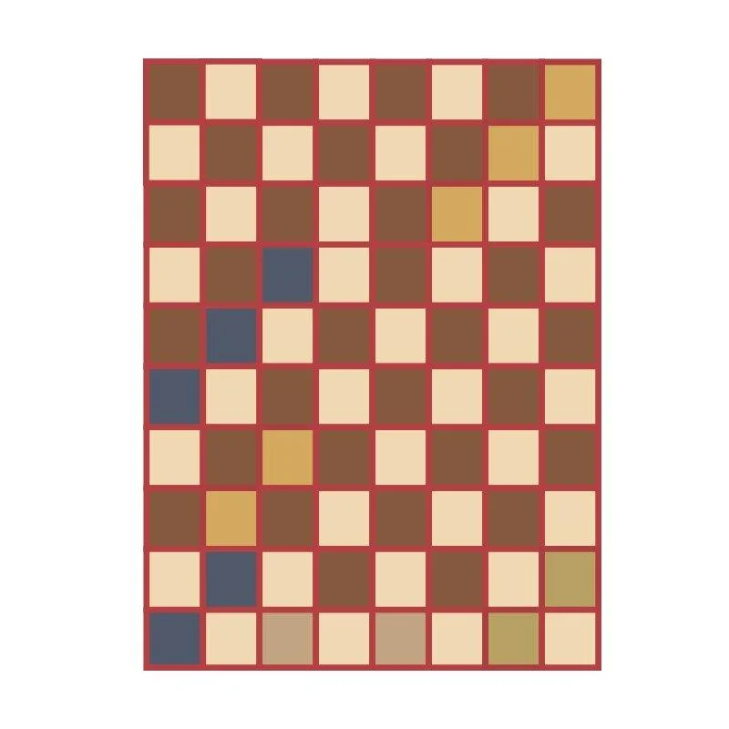 Retro Lattice Soft Rug 270519