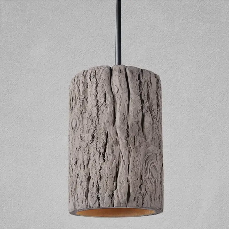 Retro loft nordic stump style cement pendant lights