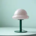 Retro mushroom glass table lamp