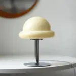 Retro mushroom glass table lamp