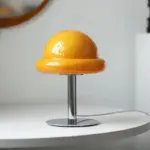 Retro mushroom glass table lamp