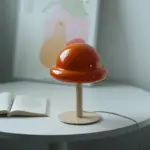 Retro mushroom glass table lamp