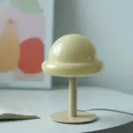 Retro mushroom glass table lamp