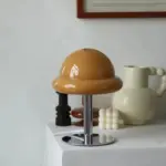Retro mushroom glass table lamp