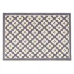 Retro style classic flower pattern rug