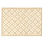 Retro style classic flower pattern rug