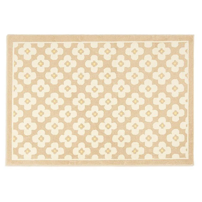 Retro Style Classic Flower Pattern Rug 534766