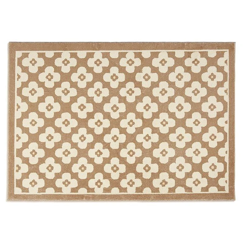 Retro Style Classic Flower Pattern Rug 805827