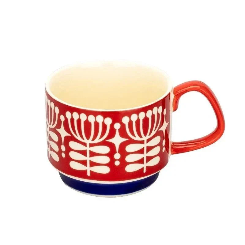 Retro Style Colourful Stackable Coffee Mug 355949