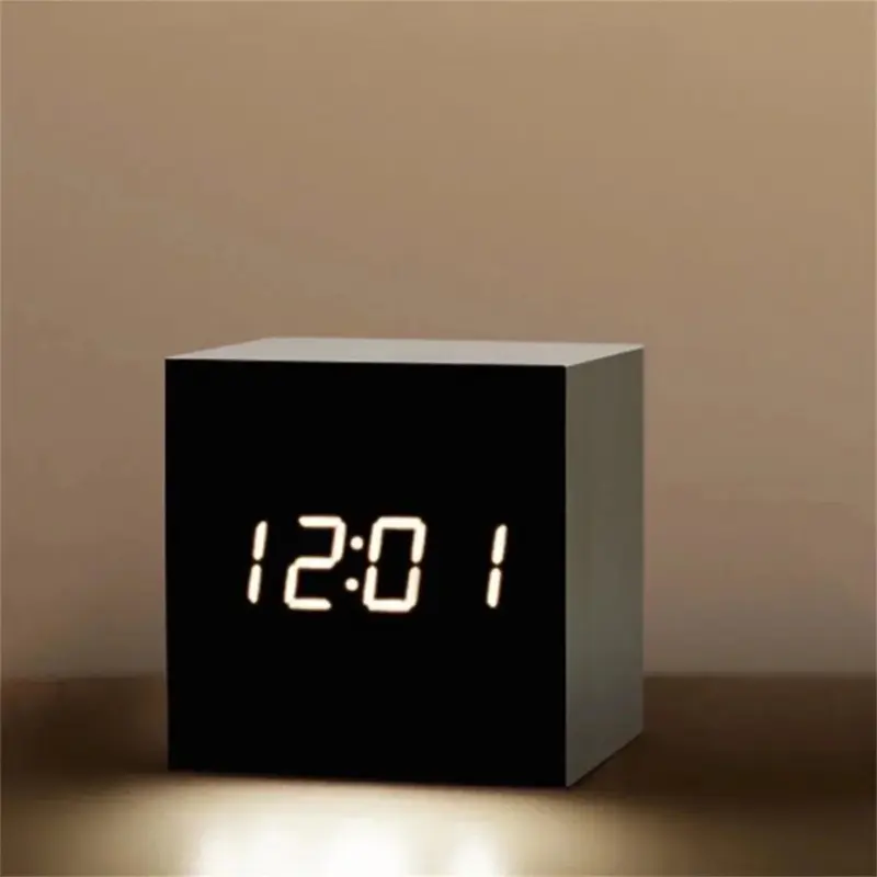 Retro style digital led alarm clock