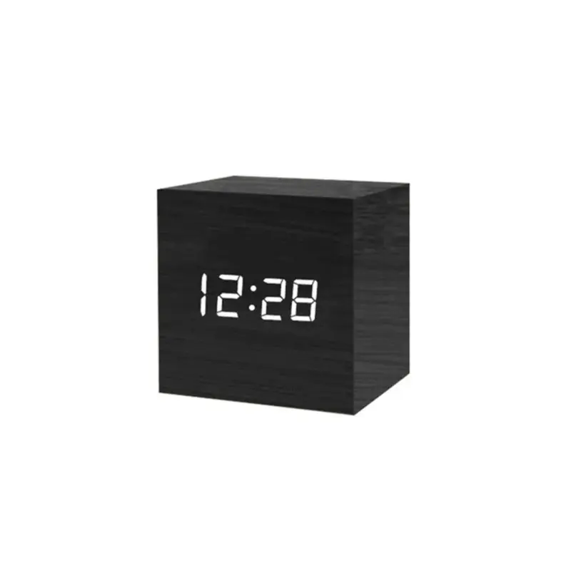 Retro style digital led alarm clock