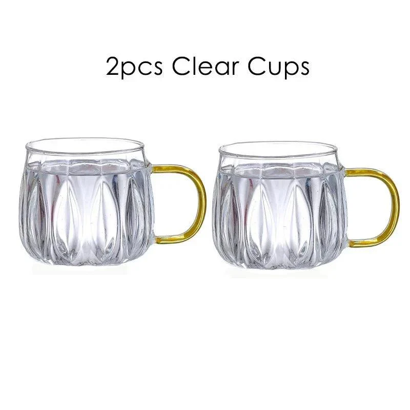 Retro Style Glass Water Jug Matching Cups Set 415367