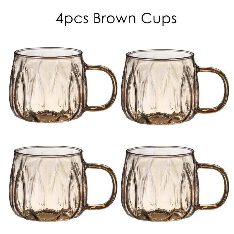 Retro Style Glass Water Jug Matching Cups Set 554761