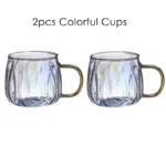 Retro style glass water jug matching cups set