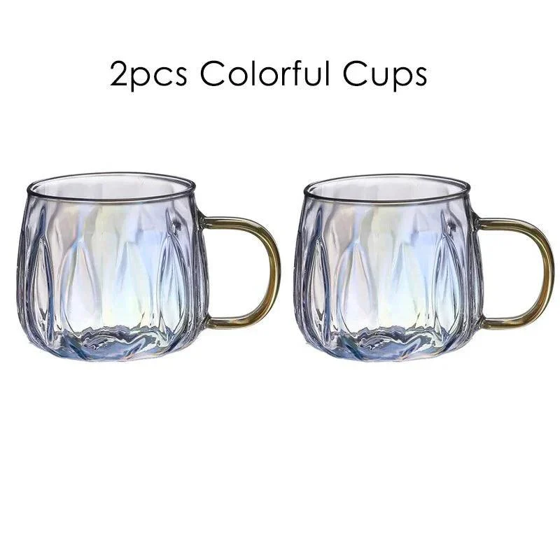 Retro Style Glass Water Jug Matching Cups Set 592891