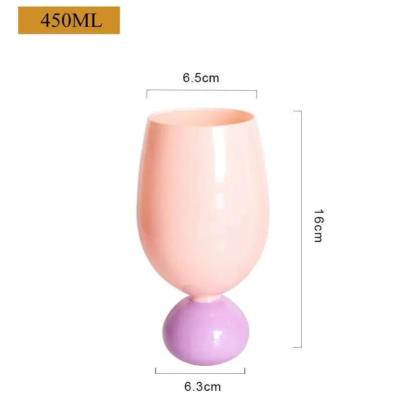 Retro Style Pastel Coloured Tulip Goblet 387289