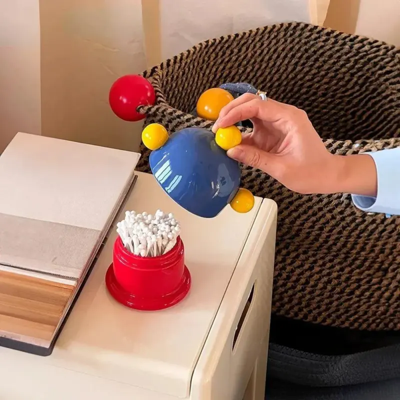 Retro style primary colours storage box