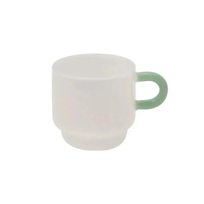 Retro Style Stackable Jade Green Mug 108740