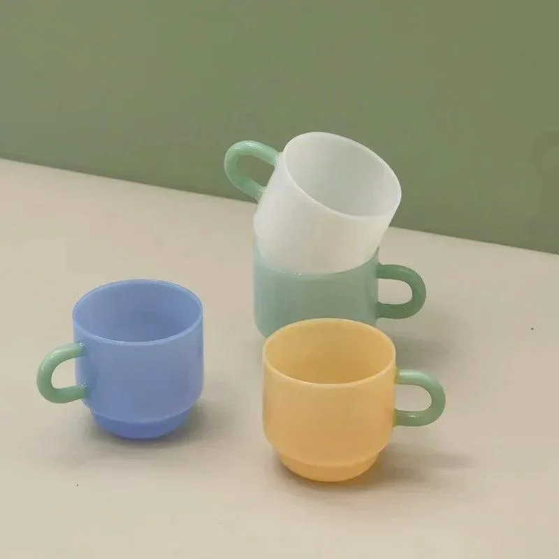 Retro Style Stackable Jade Green Mug 143594