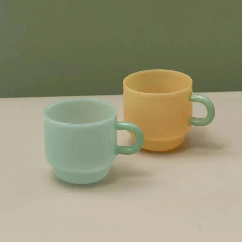 Retro Style Stackable Jade Green Mug 696377