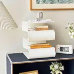 Retro transparent living room side table