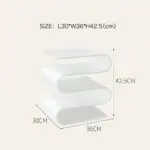 Retro transparent living room side table