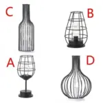 Retroera minimalistische hohle Tischlampe xlumina