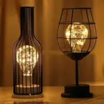 Retroera minimalistische hohle Tischlampe xlumina