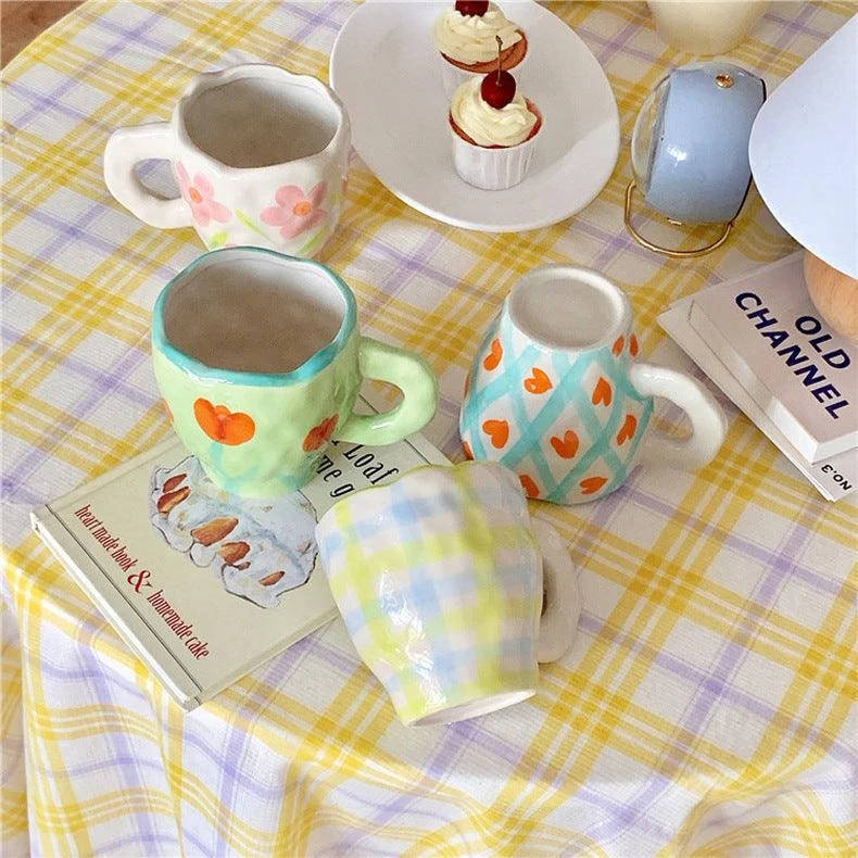 Retrohandpaintedmugcottagecore 22