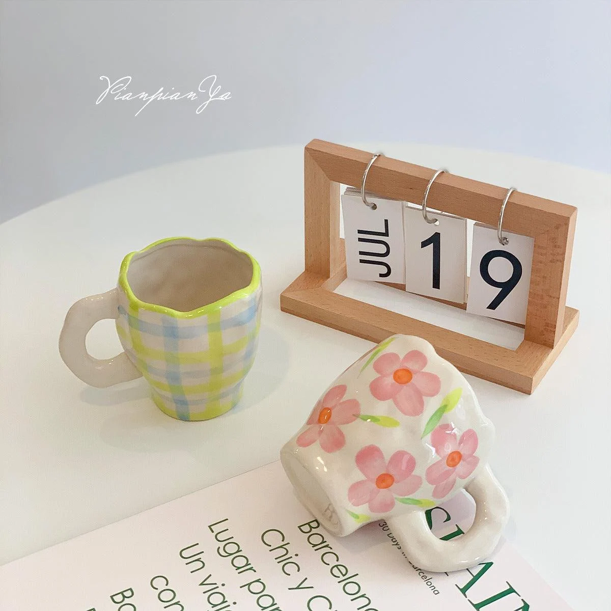 Retrohandpaintedmugcottagecore 5