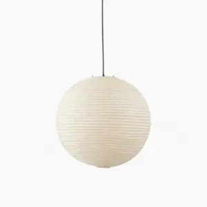 Japanese hanging lamp made of rice paper